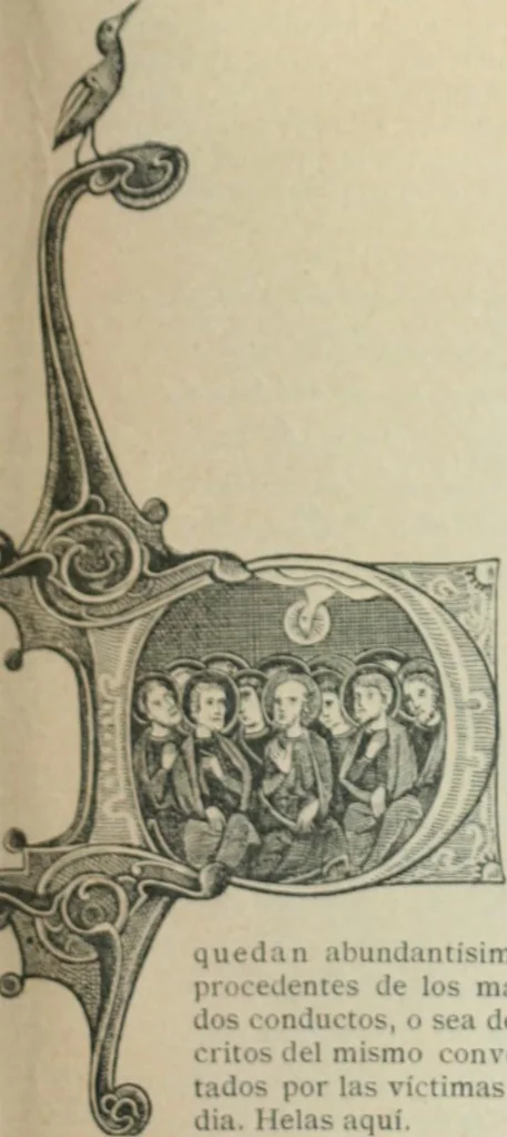 An illustration from Los religiosos en Cataluña durante la primera mitad del siglo 19, 1915, leaf 326