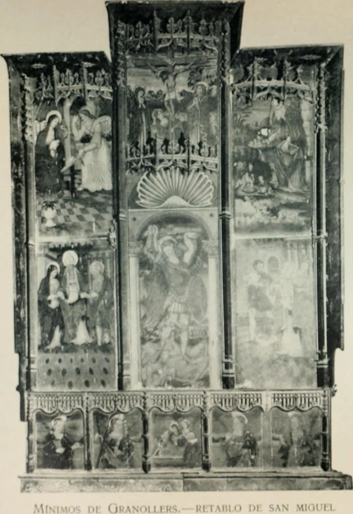 An illustration from Los religiosos en Cataluña durante la primera mitad del siglo 19, 1915, leaf 370
