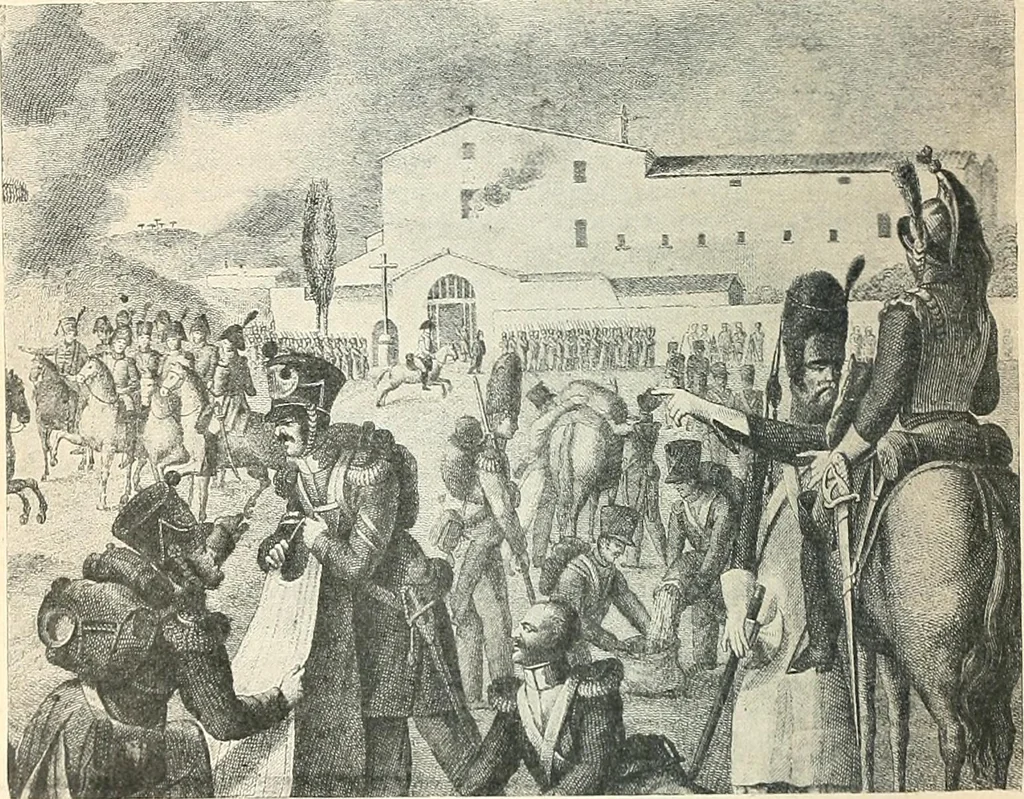 An illustration from Los religiosos en Cataluña durante la primera mitad del siglo 19, 1915, leaf 397