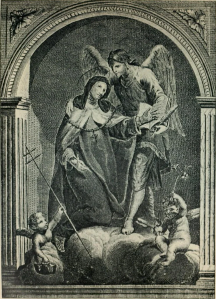 An illustration from Los religiosos en Cataluña durante la primera mitad del siglo 19, 1915, leaf 422