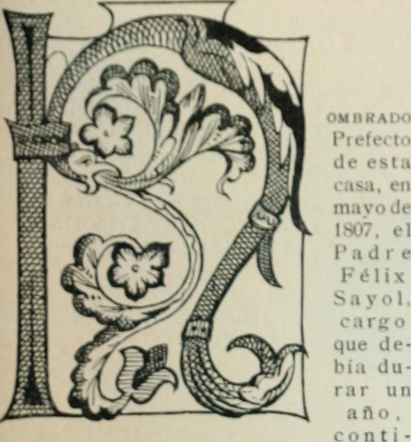 An illustration from Los religiosos en Cataluña durante la primera mitad del siglo 19, 1915, leaf 442