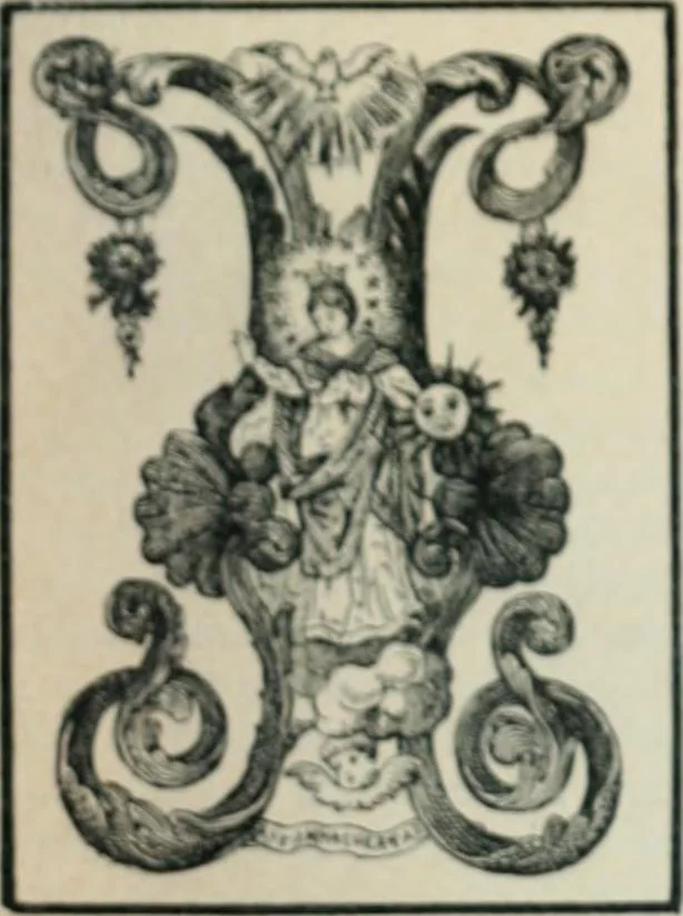 An illustration from Los religiosos en Cataluña durante la primera mitad del siglo 19, 1915, leaf 484