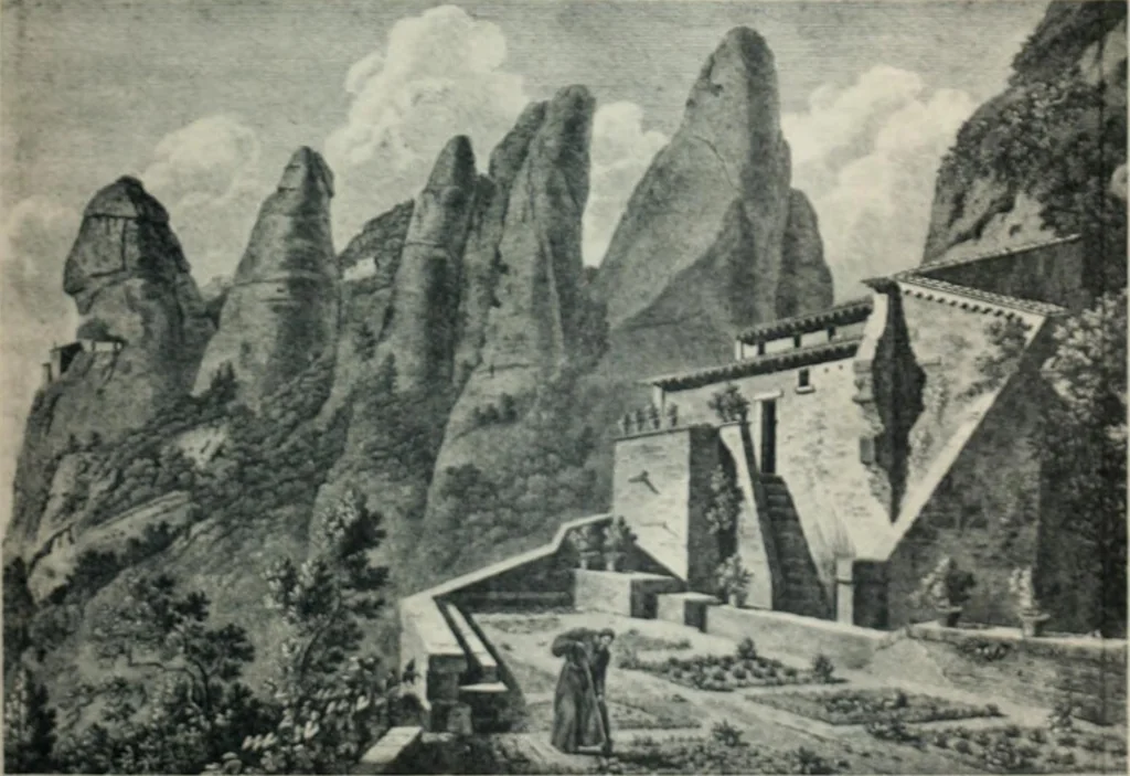 An illustration from Los religiosos en Cataluña durante la primera mitad del siglo 19, 1915, leaf 838