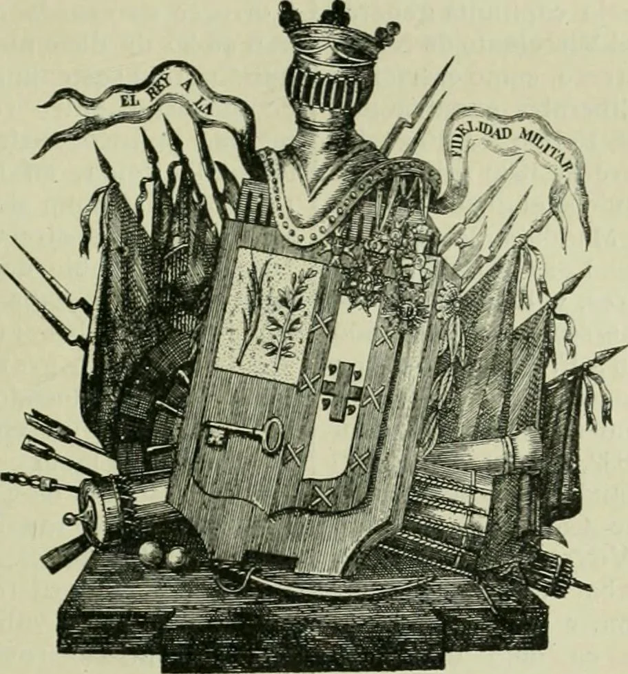 An illustration from Los religiosos en Cataluña durante la primera mitad del siglo 19, 1915, leaf 420