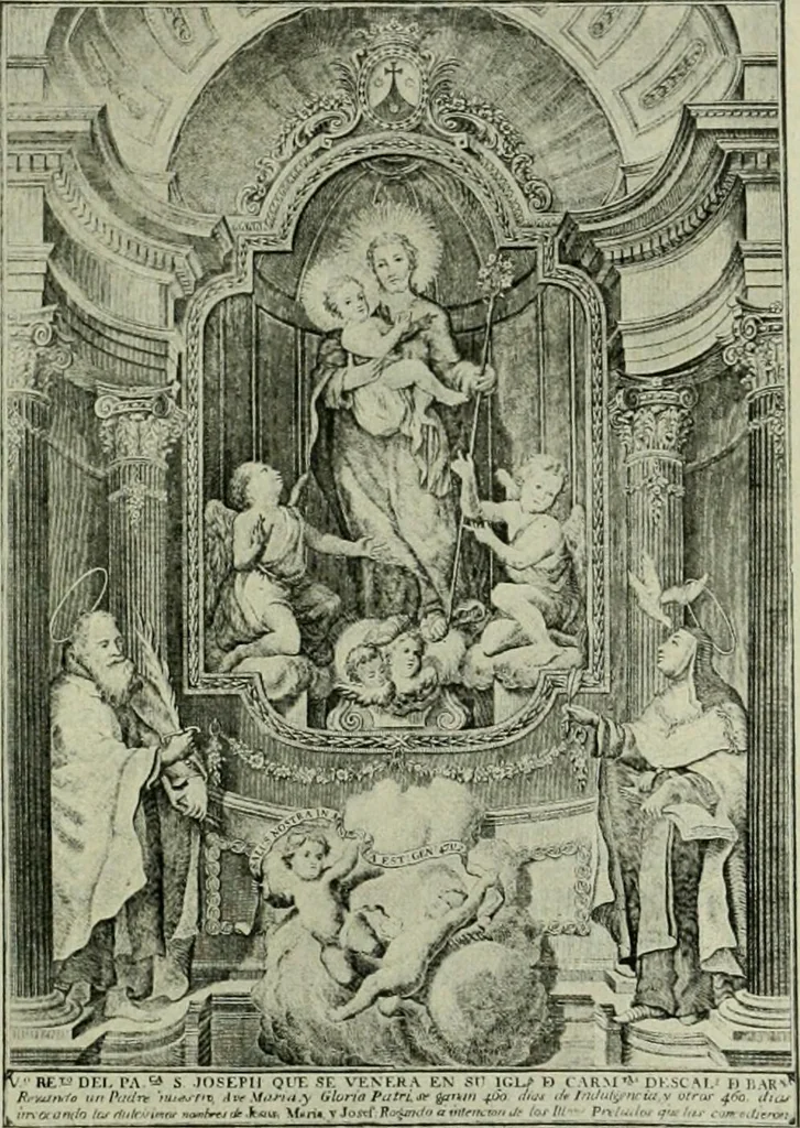 An illustration from Los religiosos en Cataluña durante la primera mitad del siglo 19, 1915, leaf 582