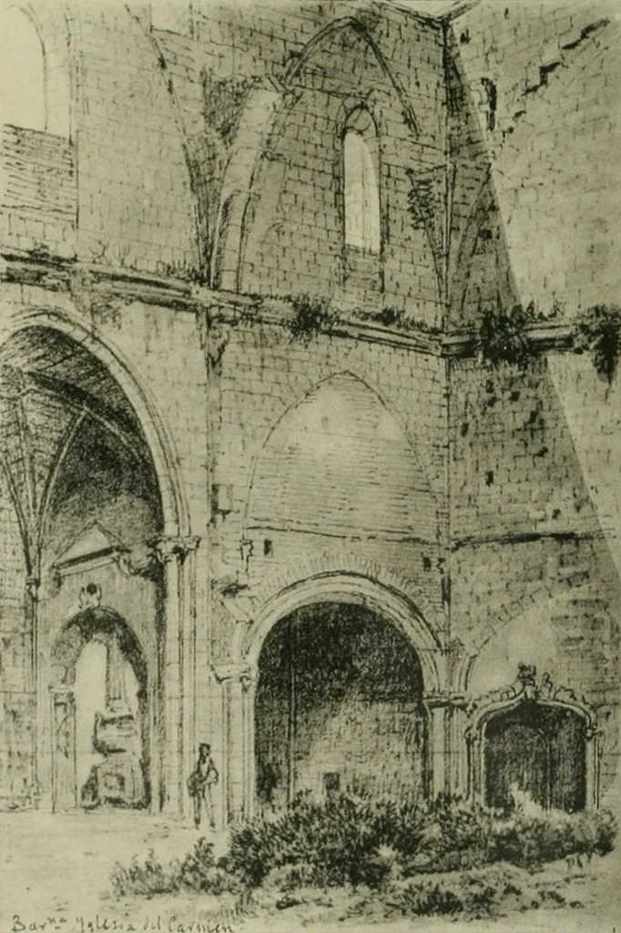 An illustration from Los religiosos en Cataluña durante la primera mitad del siglo 19, 1915, leaf 642