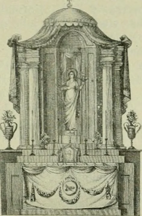 An illustration from Los religiosos en Cataluña durante la primera mitad del siglo 19, 1915, leaf 658