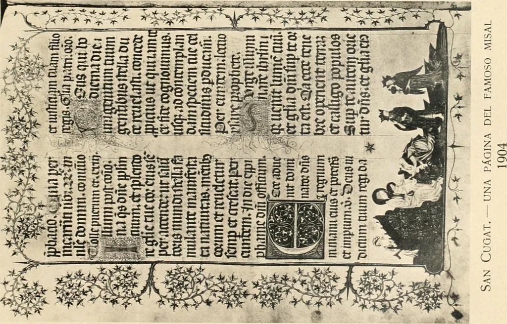 An illustration from Los religiosos en Cataluña durante la primera mitad del siglo 19, 1915, leaf 116