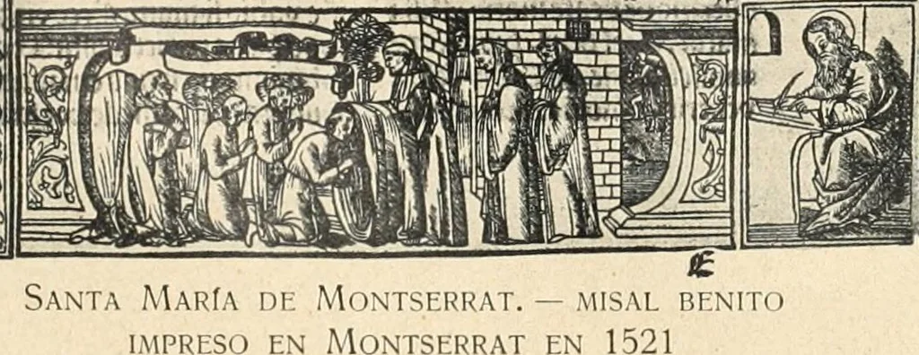 An illustration from Los religiosos en Cataluña durante la primera mitad del siglo 19, 1915, leaf 286
