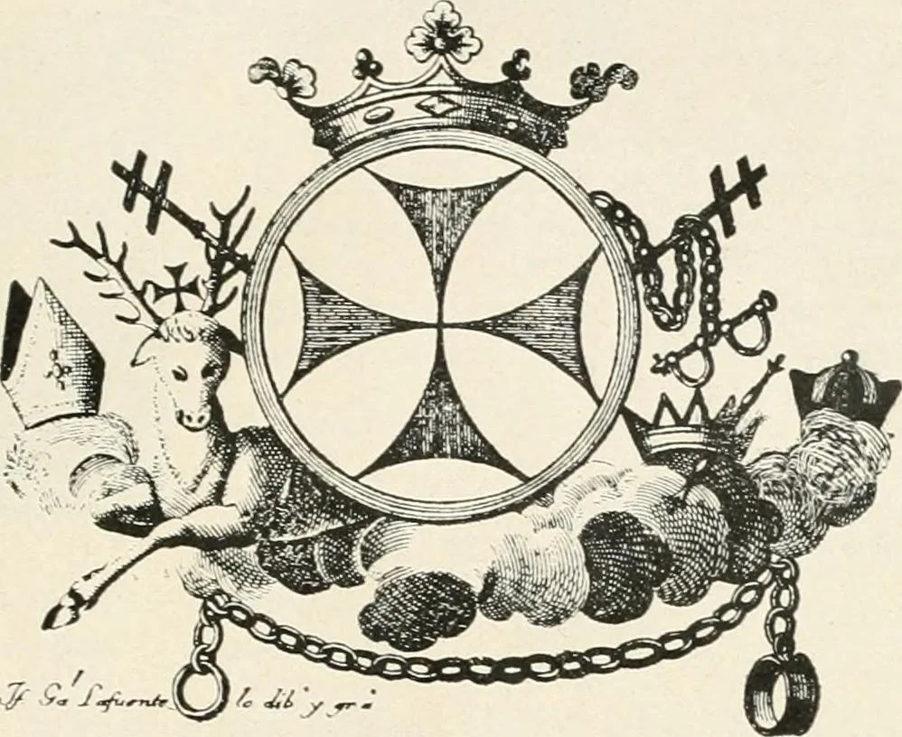 An illustration from Los religiosos en Cataluña durante la primera mitad del siglo 19, 1915, leaf 494