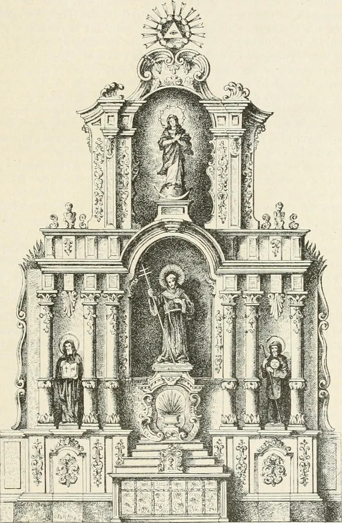 An illustration from Los religiosos en Cataluña durante la primera mitad del siglo 19, 1915, leaf 608