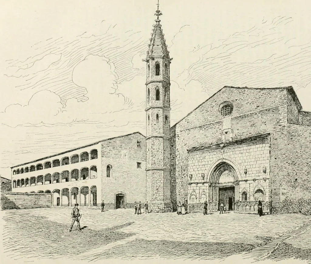 An illustration from Los religiosos en Cataluña durante la primera mitad del siglo 19, 1915, leaf 705