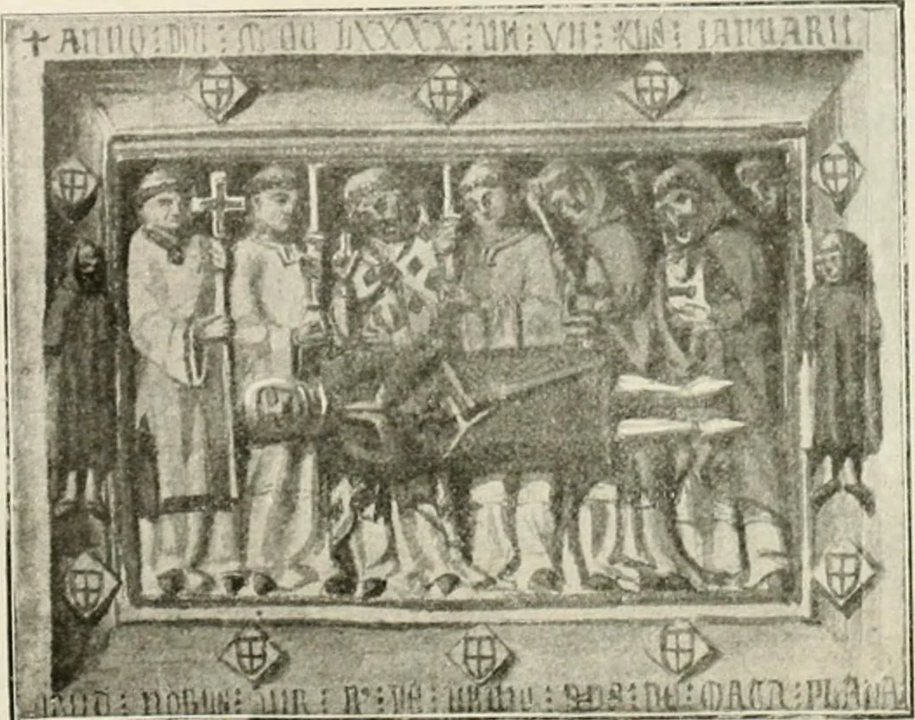 An illustration from Los religiosos en Cataluña durante la primera mitad del siglo 19, 1915, leaf 707