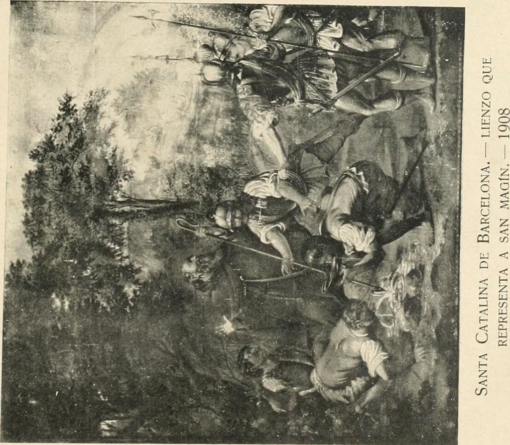 An illustration from Los religiosos en Cataluña durante la primera mitad del siglo 19, 1915, leaf 720