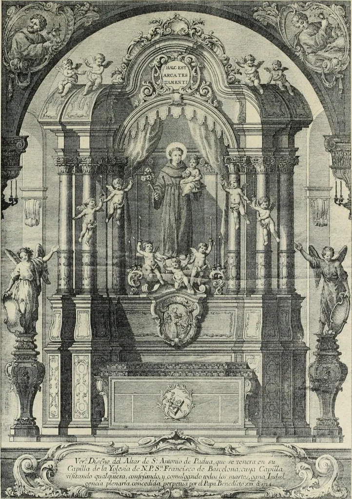 An illustration from Los religiosos en Cataluña durante la primera mitad del siglo 19, 1915, leaf 428