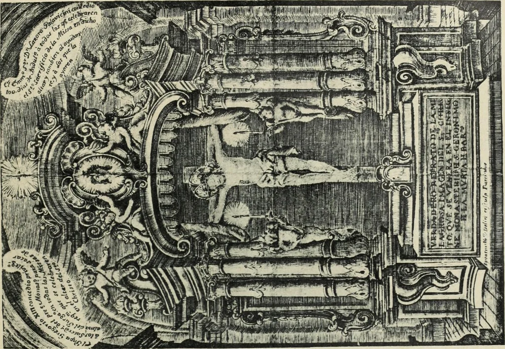 An illustration from Los religiosos en Cataluña durante la primera mitad del siglo 19, 1915, leaf 556