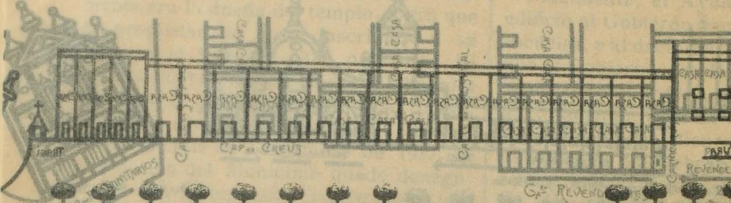 An illustration from Los religiosos en Cataluña durante la primera mitad del siglo 19, 1915, leaf 617
