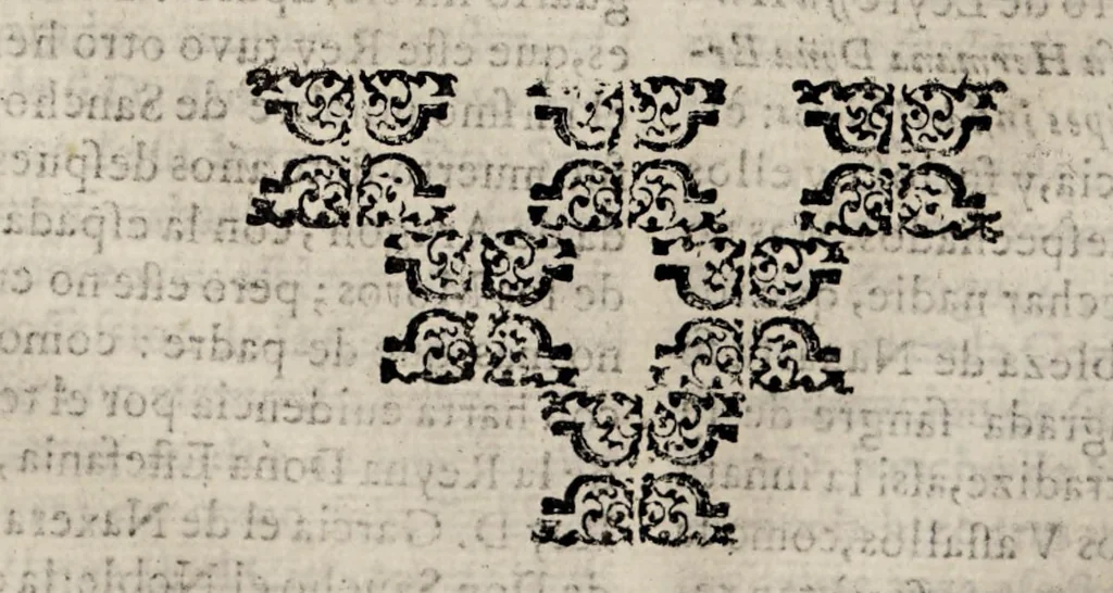 An illustration from Los reyes de Aragon en anales historicos : distribuidos en dos partes: al rey N. senor en su consejo de Aragon, 1682, leaf 268
