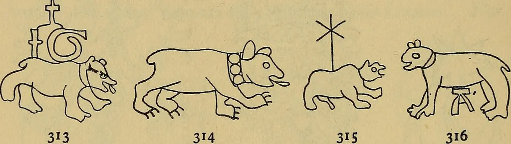 An illustration from The lost language of symbolism : an inquiry into the origin of certain letters, words, names, fairy-tales, folklore, and mythologies, 1912, leaf 131