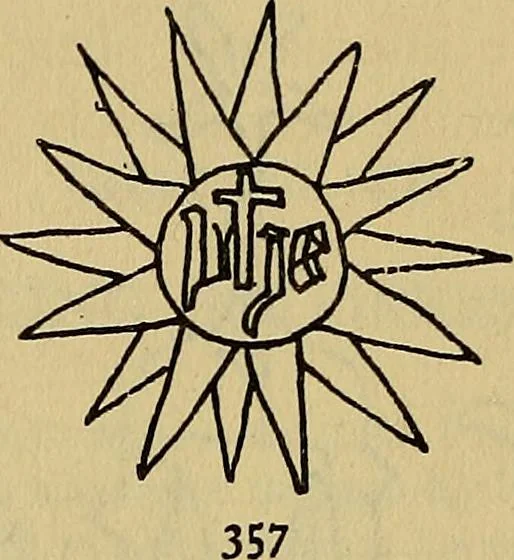 An illustration from The lost language of symbolism : an inquiry into the origin of certain letters, words, names, fairy-tales, folklore, and mythologies, 1912, leaf 149