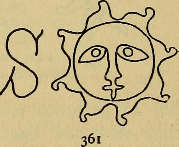 An illustration from The lost language of symbolism : an inquiry into the origin of certain letters, words, names, fairy-tales, folklore, and mythologies, 1912, leaf 149
