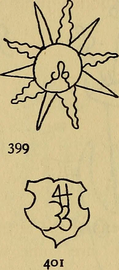 An illustration from The lost language of symbolism : an inquiry into the origin of certain letters, words, names, fairy-tales, folklore, and mythologies, 1912, leaf 157