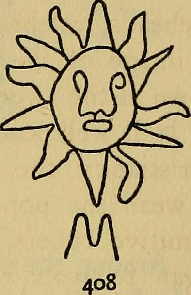 An illustration from The lost language of symbolism : an inquiry into the origin of certain letters, words, names, fairy-tales, folklore, and mythologies, 1912, leaf 159