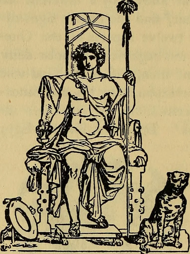 An illustration from The lost language of symbolism : an inquiry into the origin of certain letters, words, names, fairy-tales, folklore, and mythologies, 1912, leaf 163