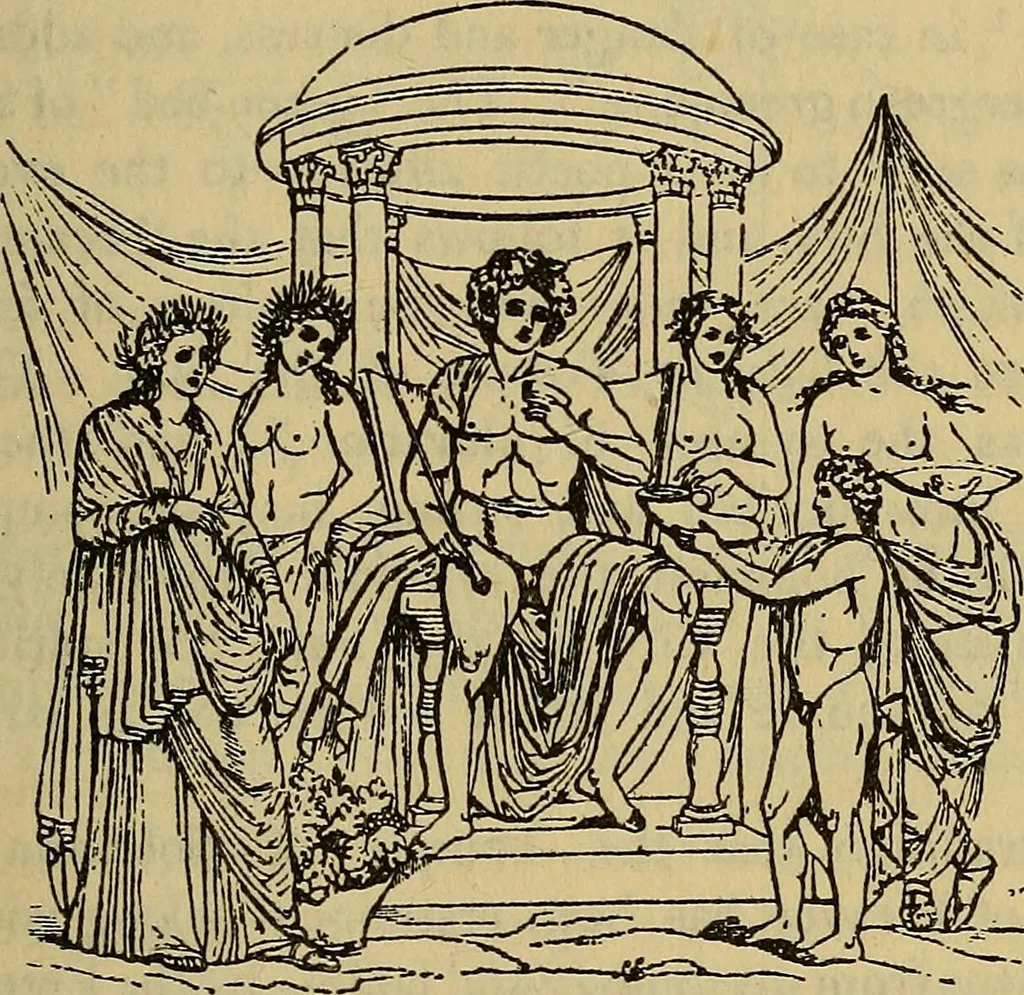 An illustration from The lost language of symbolism : an inquiry into the origin of certain letters, words, names, fairy-tales, folklore, and mythologies, 1912, leaf 172