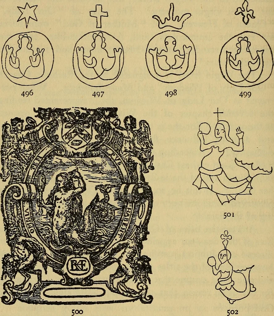 An illustration from The lost language of symbolism : an inquiry into the origin of certain letters, words, names, fairy-tales, folklore, and mythologies, 1912, leaf 249