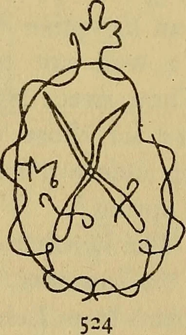 An illustration from The lost language of symbolism : an inquiry into the origin of certain letters, words, names, fairy-tales, folklore, and mythologies, 1912, leaf 254