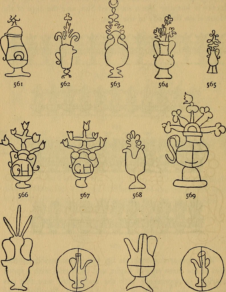 An illustration from The lost language of symbolism : an inquiry into the origin of certain letters, words, names, fairy-tales, folklore, and mythologies, 1912, leaf 265