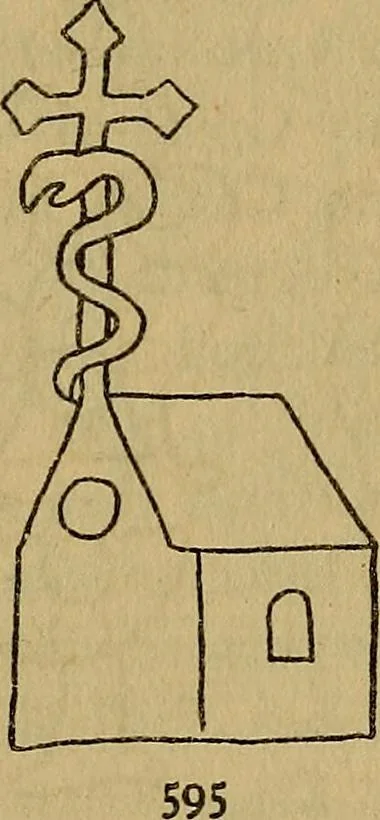 An illustration from The lost language of symbolism : an inquiry into the origin of certain letters, words, names, fairy-tales, folklore, and mythologies, 1912, leaf 270