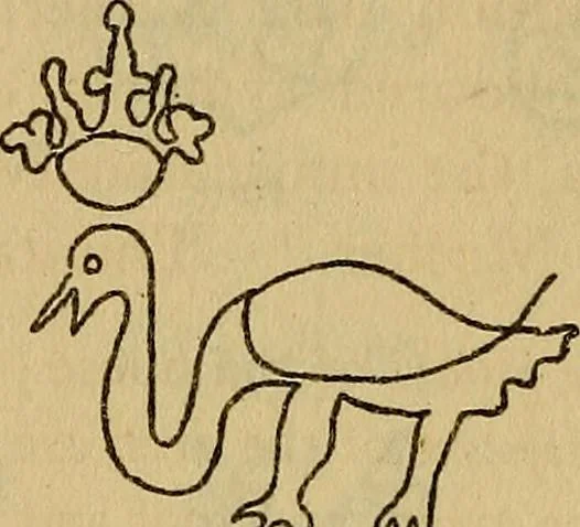 An illustration from The lost language of symbolism : an inquiry into the origin of certain letters, words, names, fairy-tales, folklore, and mythologies, 1912, leaf 279