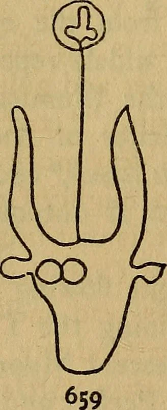 An illustration from The lost language of symbolism : an inquiry into the origin of certain letters, words, names, fairy-tales, folklore, and mythologies, 1912, leaf 286