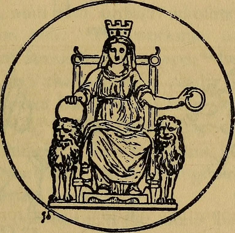 An illustration from The lost language of symbolism : an inquiry into the origin of certain letters, words, names, fairy-tales, folklore, and mythologies, 1912, leaf 292