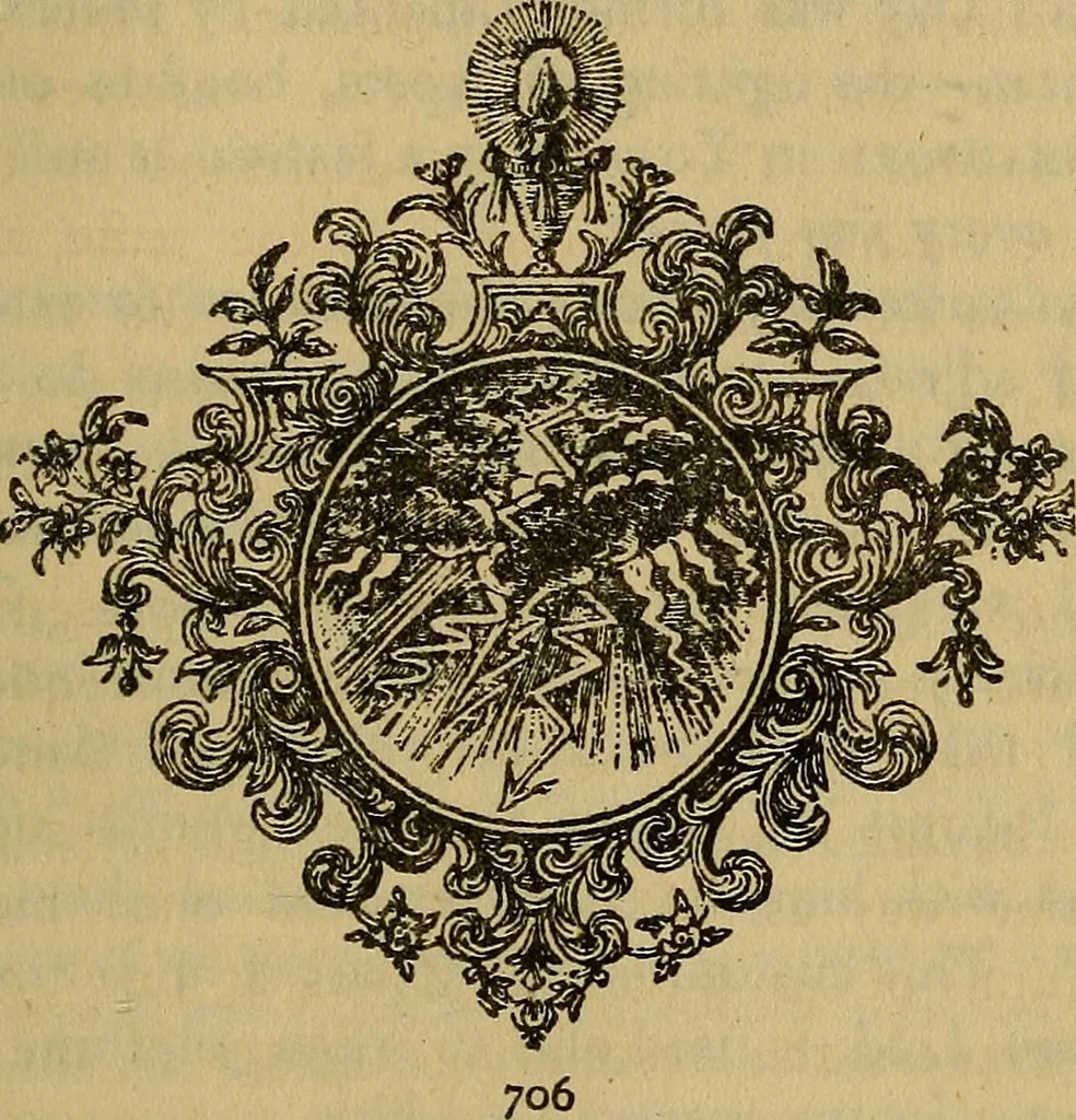 An illustration from The lost language of symbolism : an inquiry into the origin of certain letters, words, names, fairy-tales, folklore, and mythologies, 1912, leaf 310