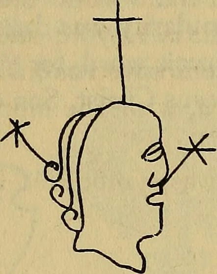 An illustration from The lost language of symbolism : an inquiry into the origin of certain letters, words, names, fairy-tales, folklore, and mythologies, 1912, leaf 42