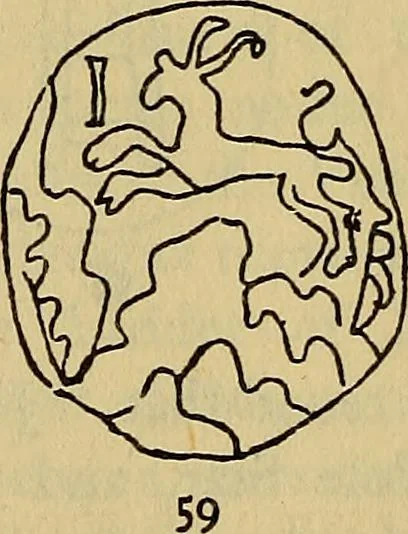 An illustration from The lost language of symbolism : an inquiry into the origin of certain letters, words, names, fairy-tales, folklore, and mythologies, 1912, leaf 49