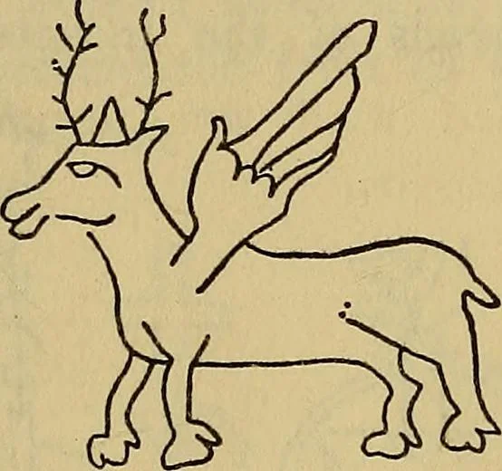 An illustration from The lost language of symbolism : an inquiry into the origin of certain letters, words, names, fairy-tales, folklore, and mythologies, 1912, leaf 60