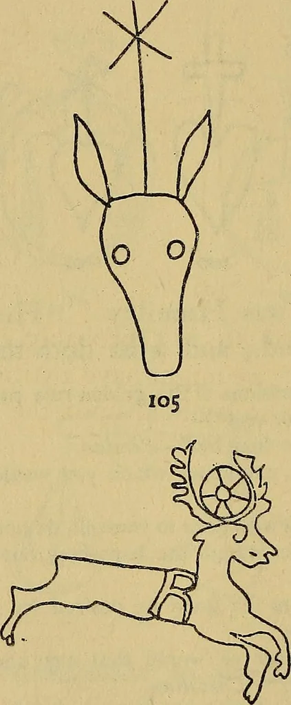 An illustration from The lost language of symbolism : an inquiry into the origin of certain letters, words, names, fairy-tales, folklore, and mythologies, 1912, leaf 63
