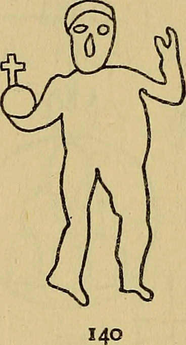 An illustration from The lost language of symbolism : an inquiry into the origin of certain letters, words, names, fairy-tales, folklore, and mythologies, 1912, leaf 73