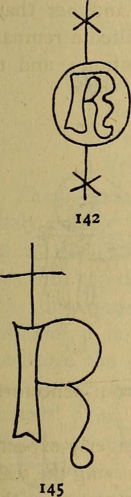 An illustration from The lost language of symbolism : an inquiry into the origin of certain letters, words, names, fairy-tales, folklore, and mythologies, 1912, leaf 74