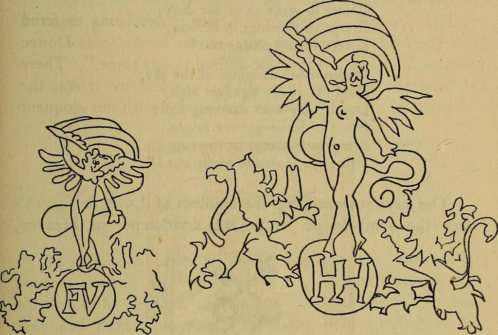An illustration from The lost language of symbolism : an inquiry into the origin of certain letters, words, names, fairy-tales, folklore, and mythologies, 1912, leaf 82