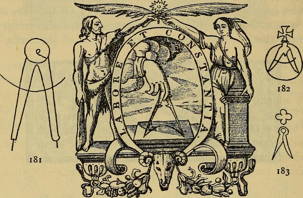 An illustration from The lost language of symbolism : an inquiry into the origin of certain letters, words, names, fairy-tales, folklore, and mythologies, 1912, leaf 89
