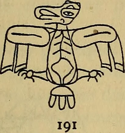 An illustration from The lost language of symbolism : an inquiry into the origin of certain letters, words, names, fairy-tales, folklore, and mythologies, 1912, leaf 92