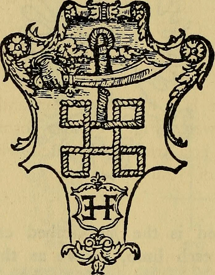 An illustration from The lost language of symbolism : an inquiry into the origin of certain letters, words, names, fairy-tales, folklore, and mythologies, 1912, leaf 97
