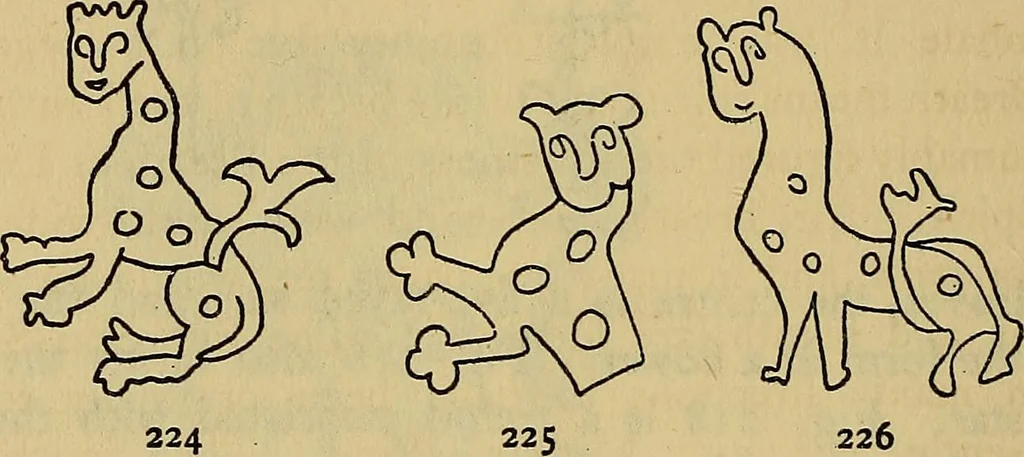 An illustration from The lost language of symbolism : an inquiry into the origin of certain letters, words, names, fairy-tales, folklore, and mythologies, 1912, leaf 99