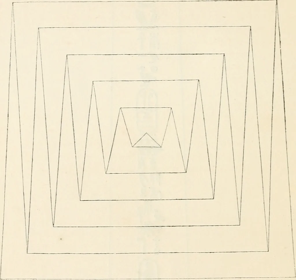 An illustration from The lost solar system of the ancients discovered, 1856, leaf 491