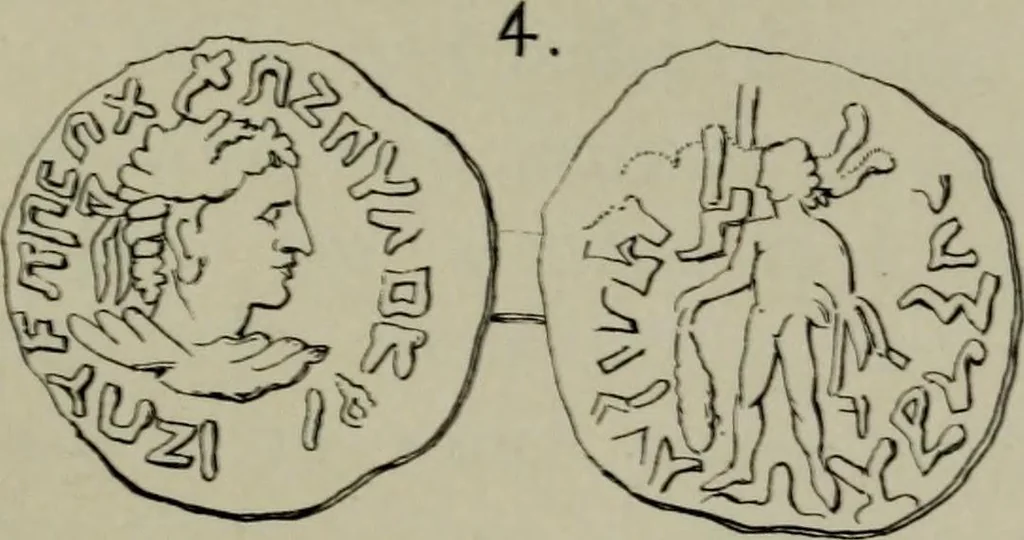 An illustration from The lost tribes and the Saxons of the East and of the west, with new views of Buddhism, and translations of rock-records in India, 1861, leaf 170